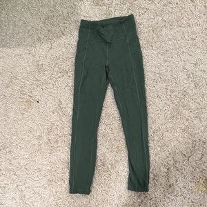 Stylish Forest Green Kids Leggings